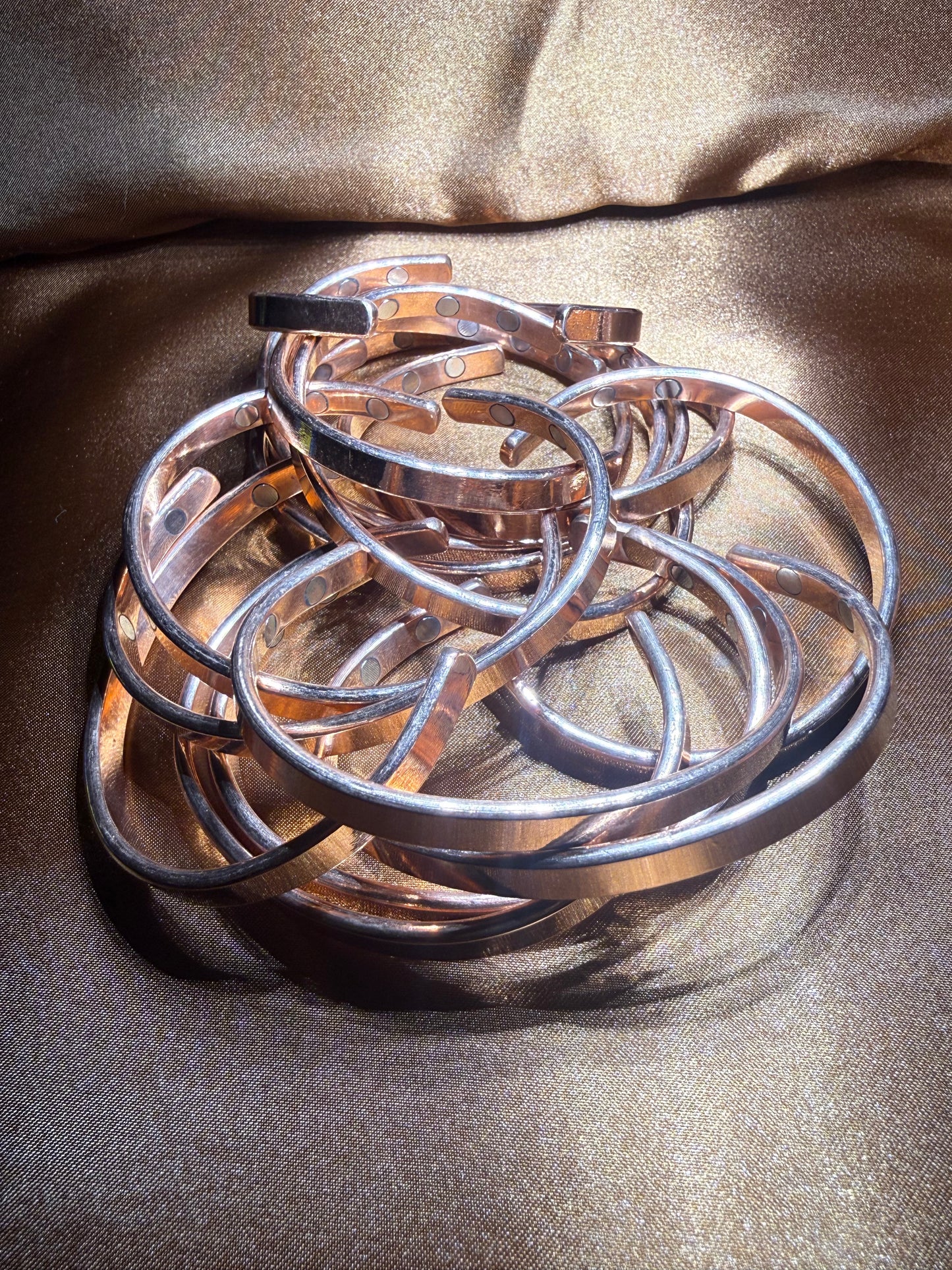Smooth Copper Magnetic Bracelet