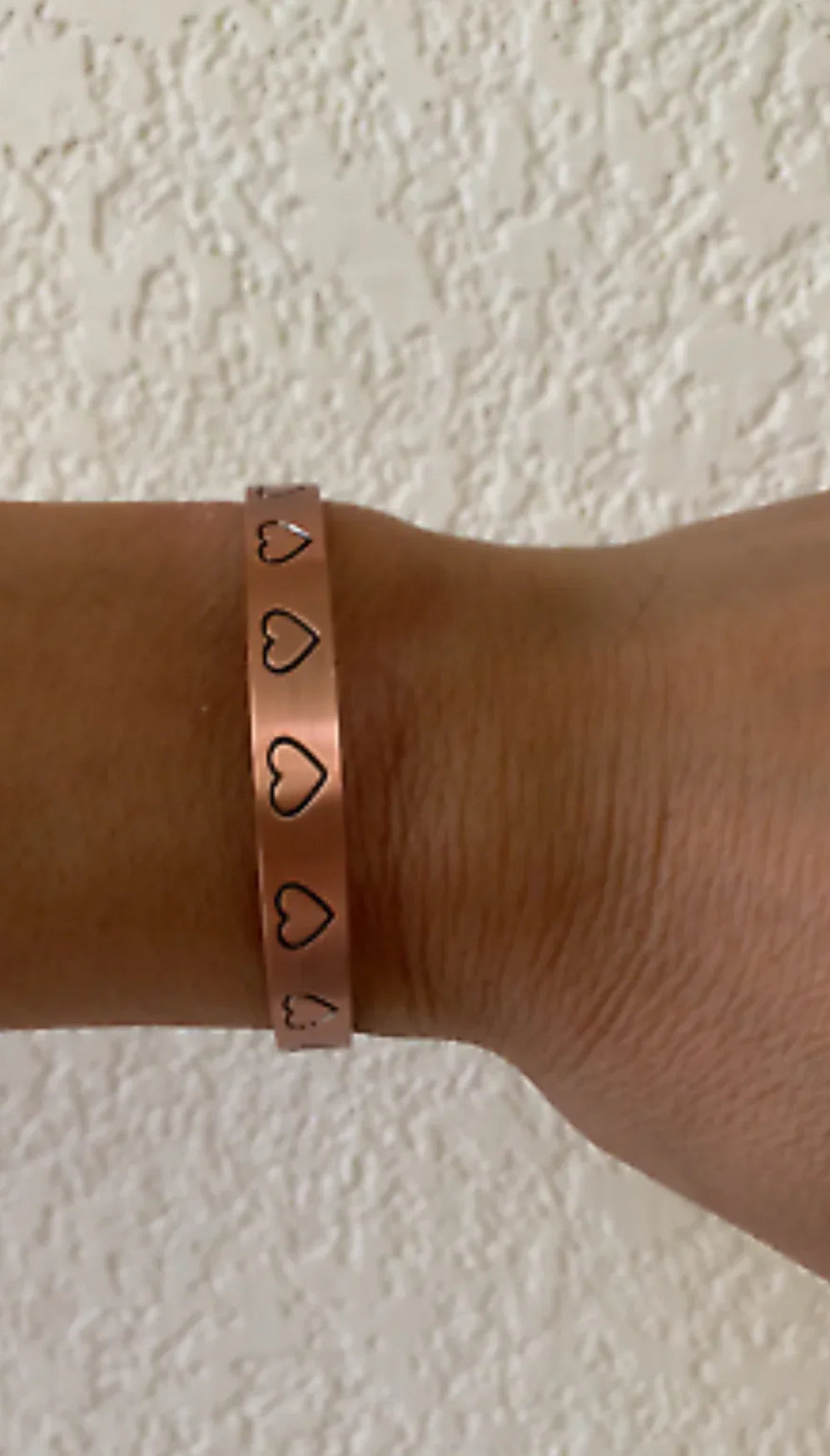 Women Astonishing Copper Heart Bracelet