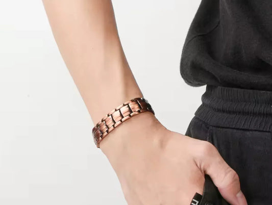 Men Magnetic Copper Bracelet