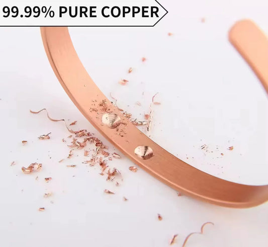 Smooth Copper Magnetic Bracelet