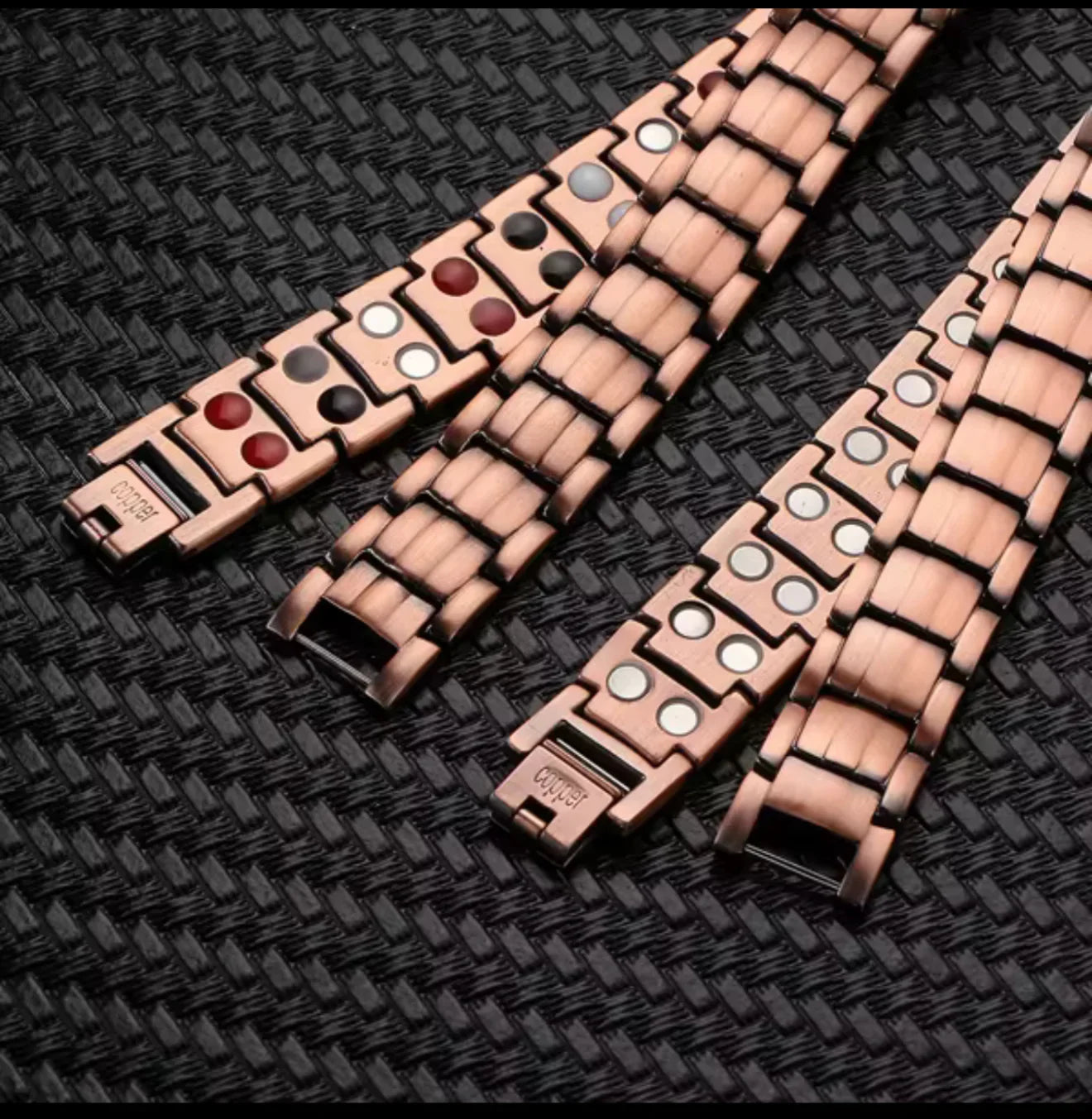 Men Magnetic Copper Bracelet