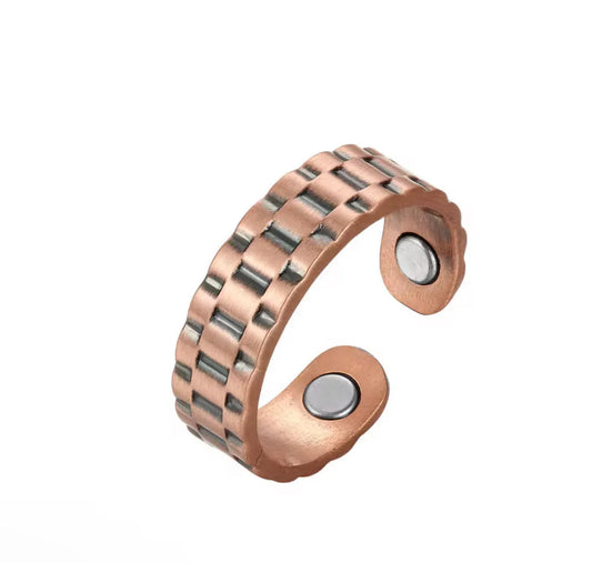 Pure Copper Magnetic Stylish Unisex Ring