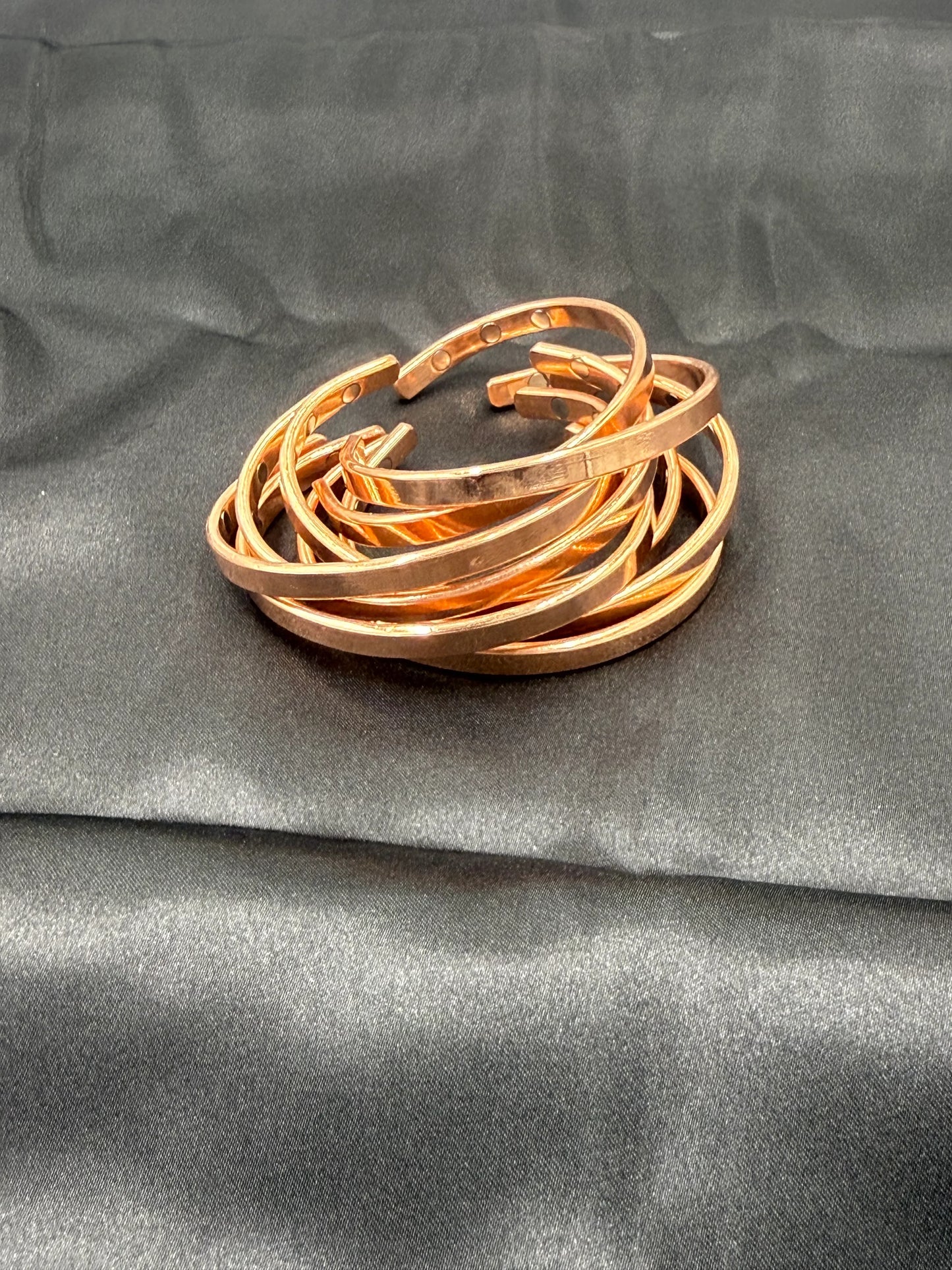 Smooth Copper Magnetic Bracelet
