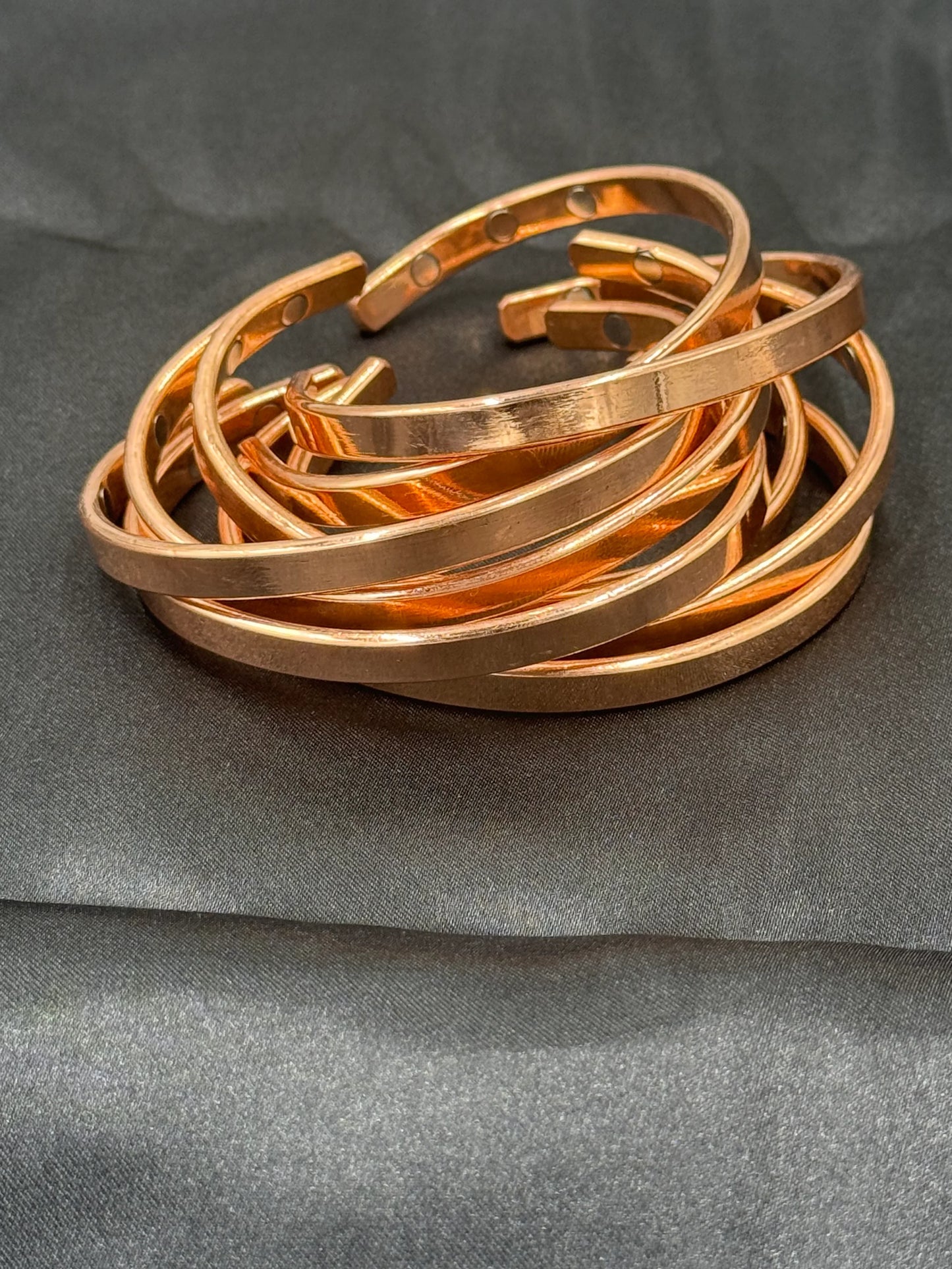 Smooth Copper Magnetic Bracelet
