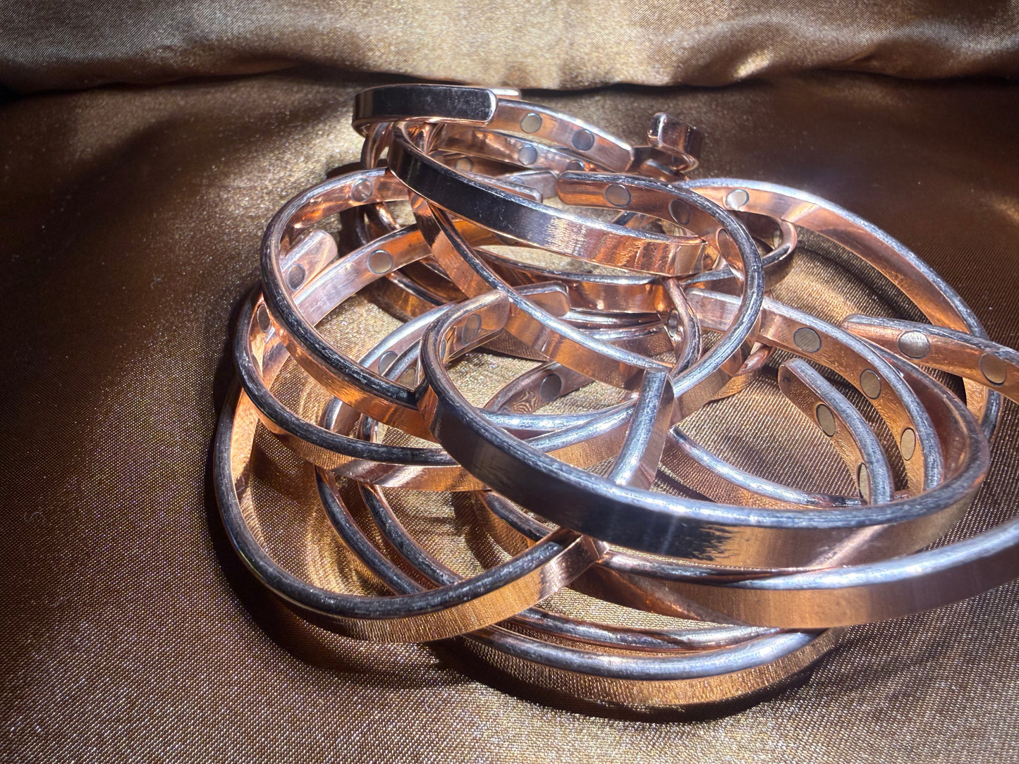 Smooth Copper Magnetic Bracelet