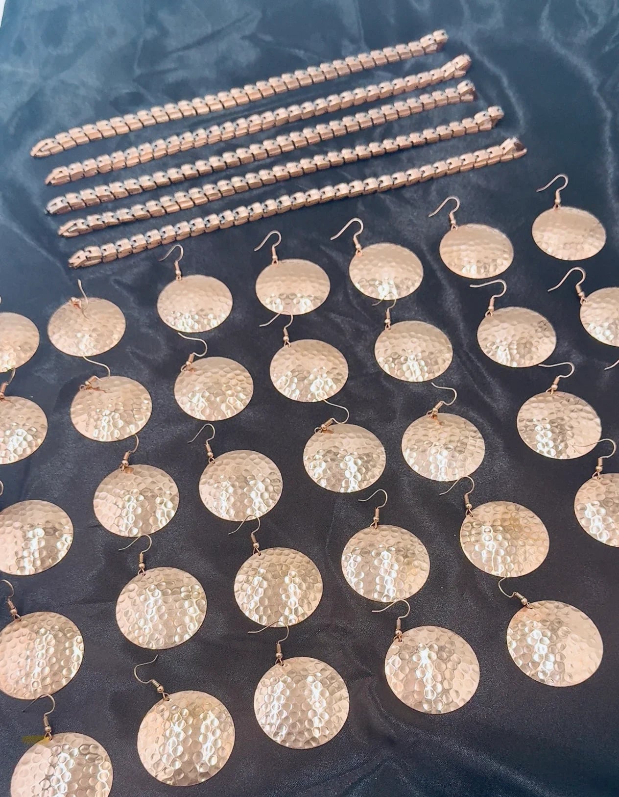 Magnetic Copper Necklace & Earrings Combo