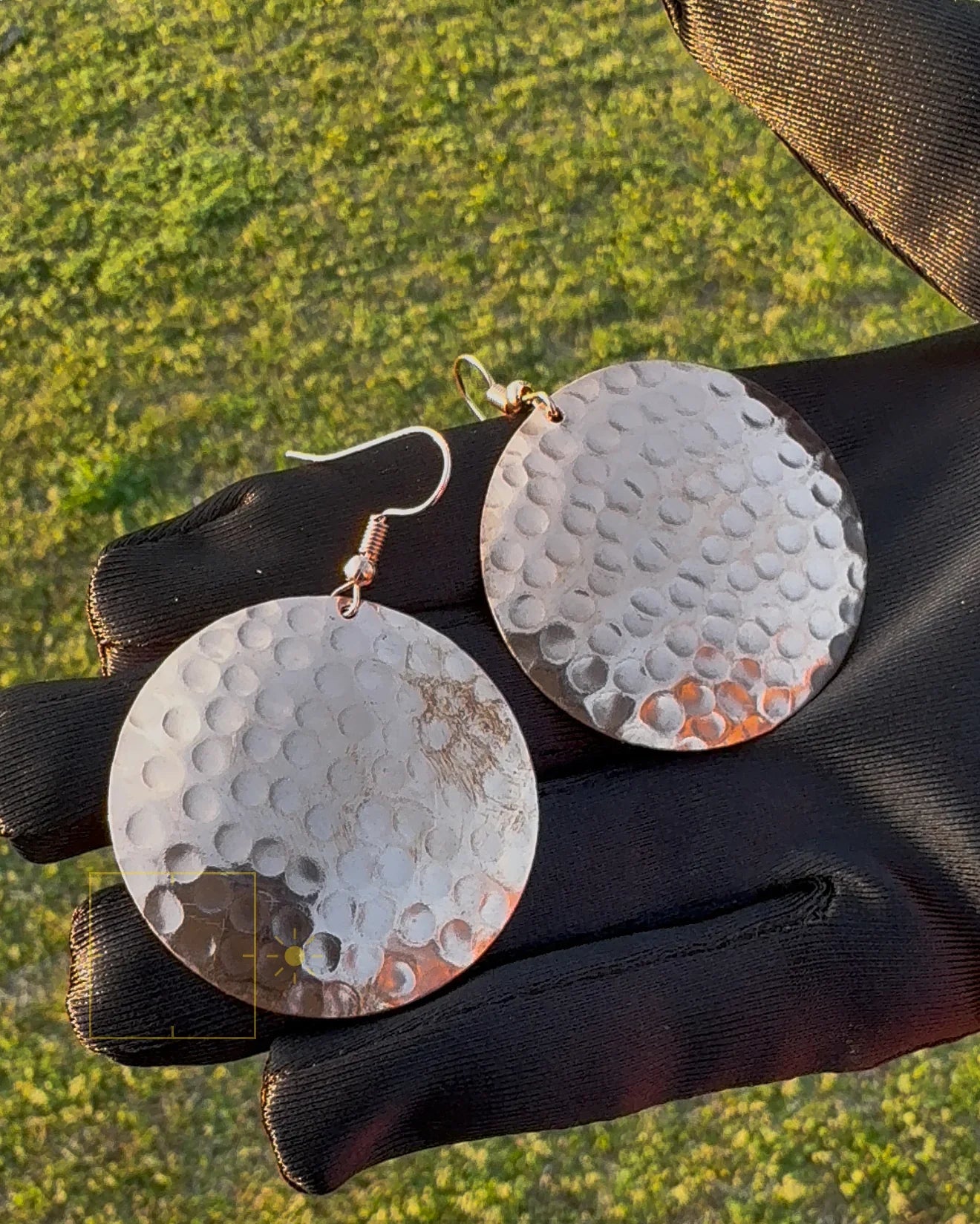 Hand Made Copper Earrings